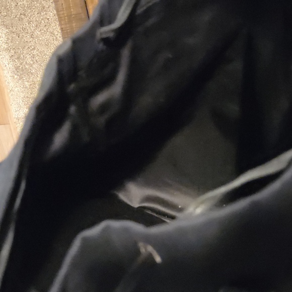 Yves Saint Laurent Navy Denim Logo Tote EUC - Picture 3 of 4